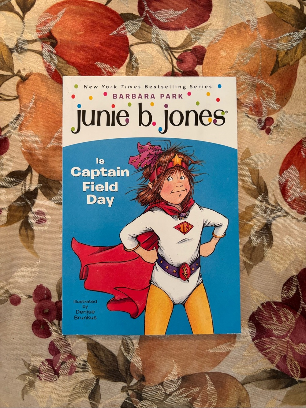 junie b. jones Is Captain Field Day - Children's Book, Blue Cover